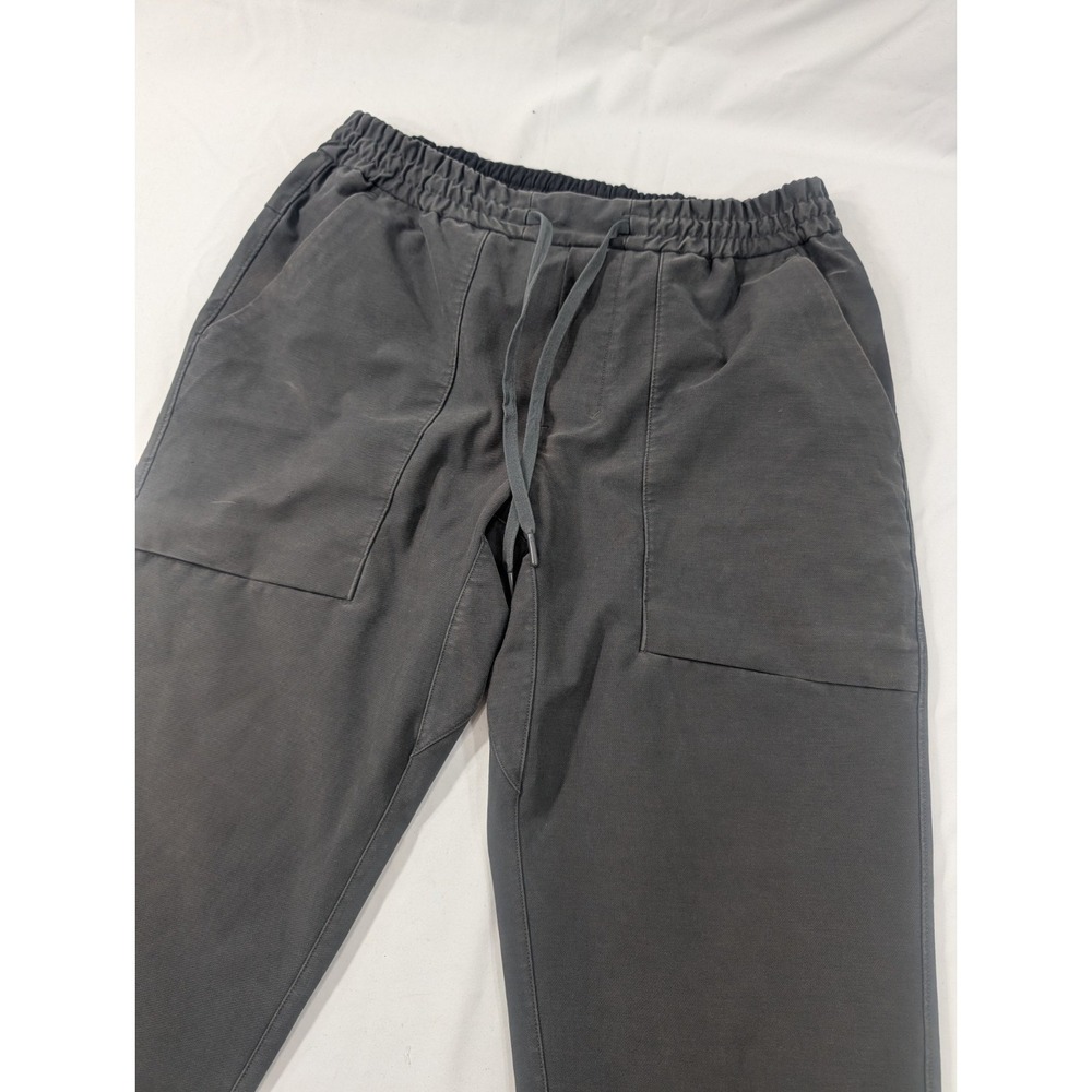 Lululemon Bowline Pants Large Mens Stretch Tapered Leg Measures 32x29 Gray‎